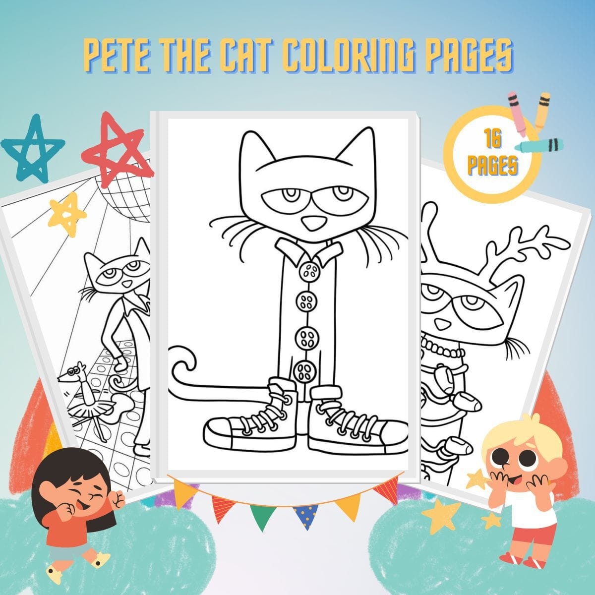 Pete The Cat Coloring Page Free Printable Pdf Infoupdate