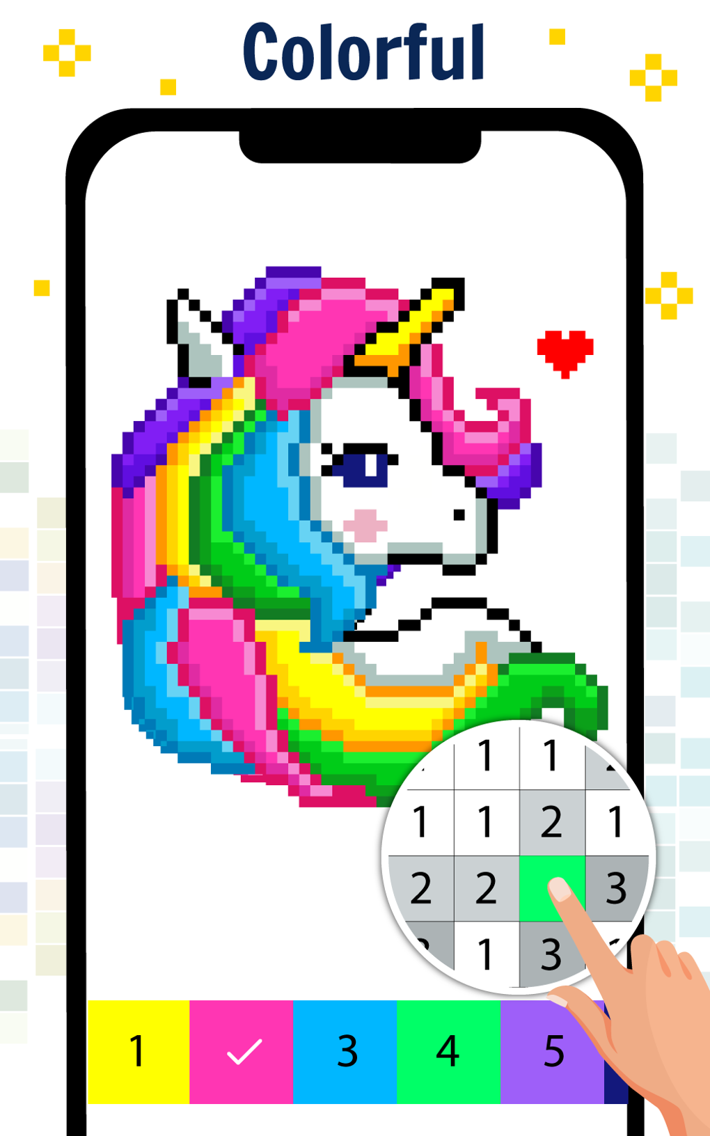 Pixel Art Color By Number Coloring Book Games For Android Download