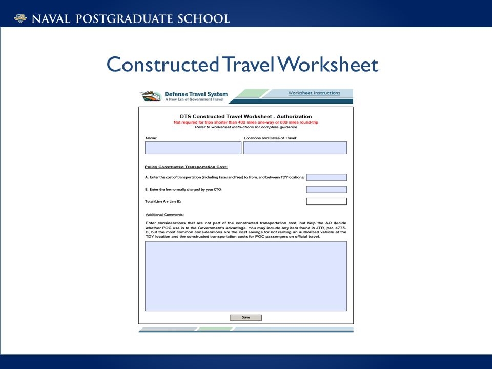 PPT T 200 CONSTRUCTED TRAVEL IN DTS PowerPoint Presentation