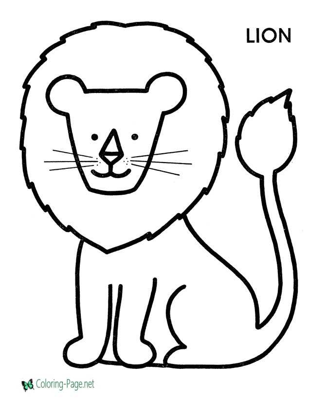 Preschool Coloring Pages