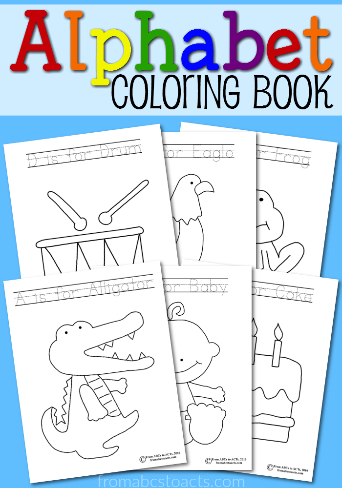 Printable Alphabet Coloring Book From ABCs To ACTs