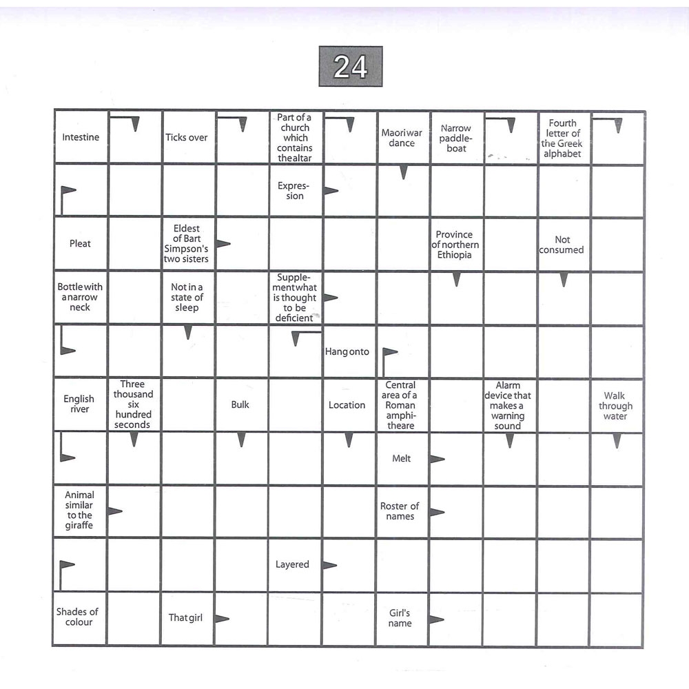 Printable Arrow Crossword Puzzles For Free Printable Vrogue co