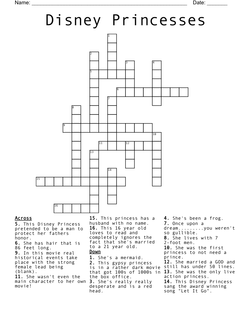 Printable Crosswords For 10 Year Olds Printable Online