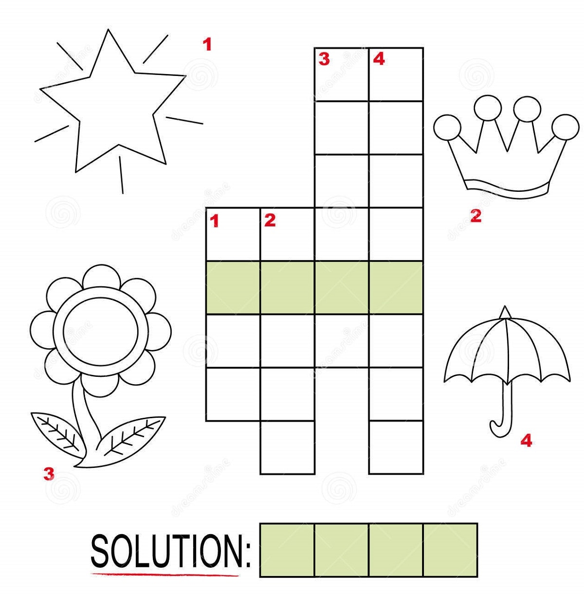 Printable Crosswords For 6 Year Olds Printable Crossword Puzzles