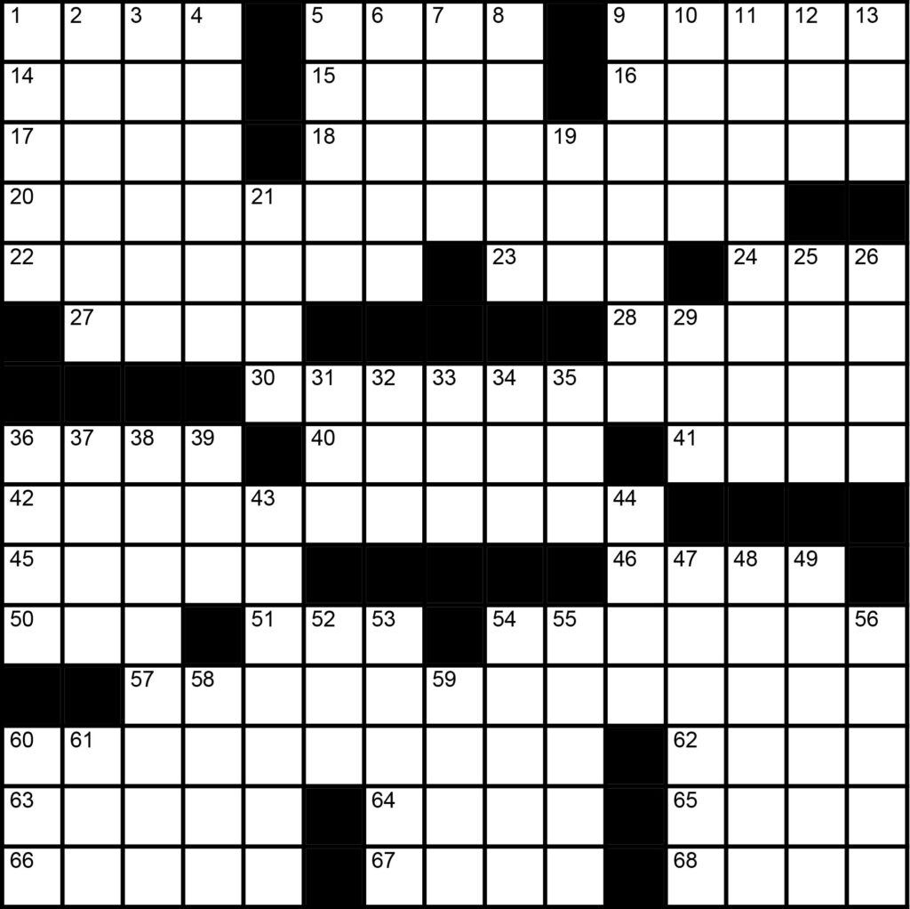Printable Globe And Mail Crossword Printable JD