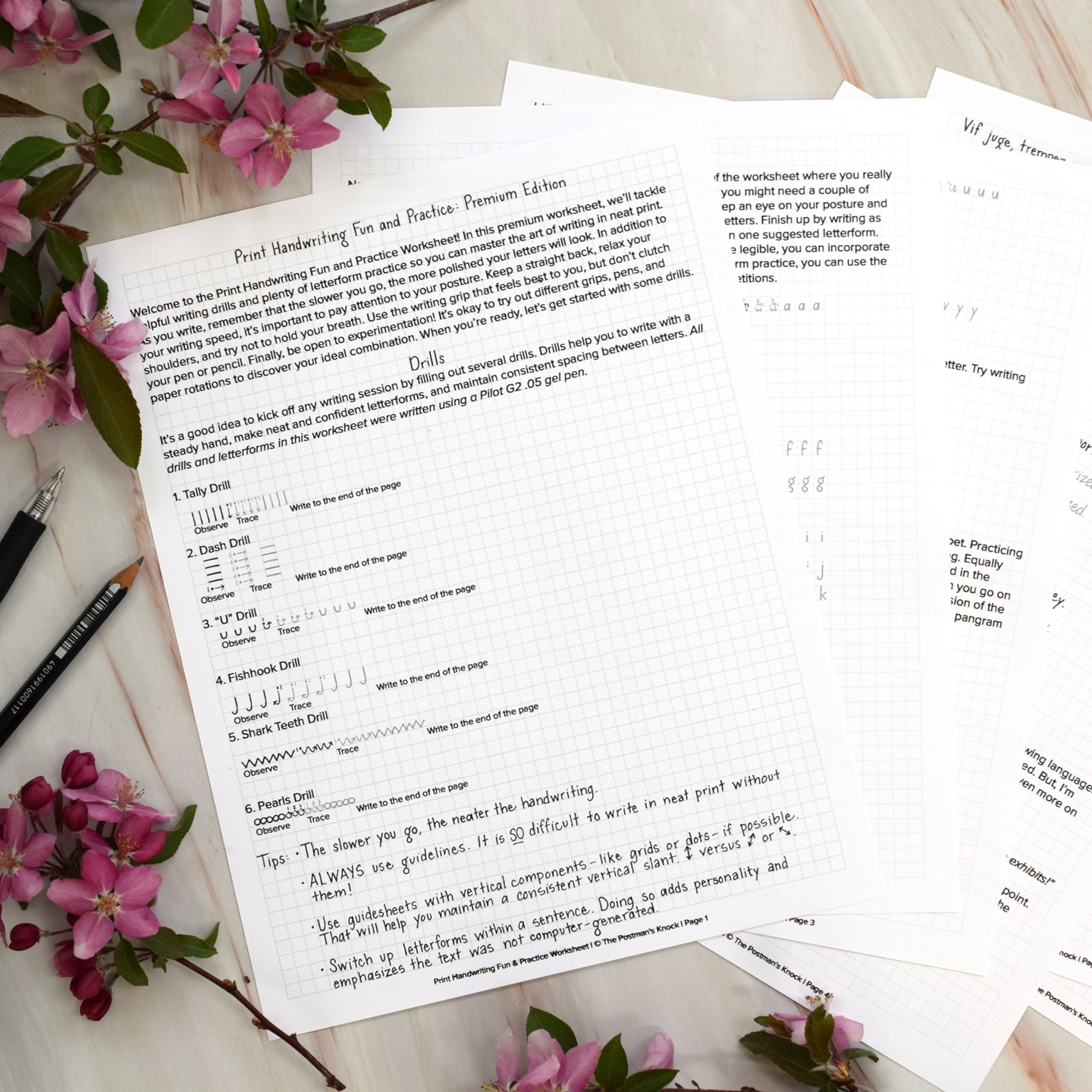 Printable Print Handwriting Worksheets SIZE A4 Worksheets Library