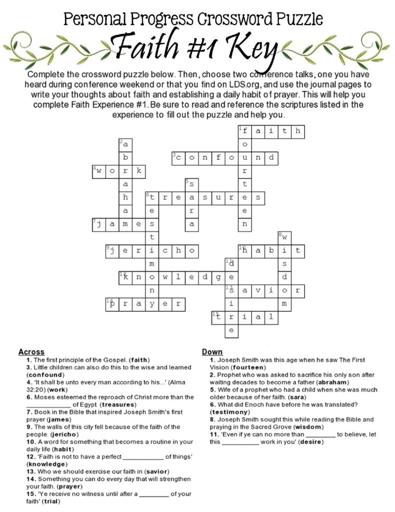 Printable Woman 39 s World Crossword Puzzles Printable Word Searches
