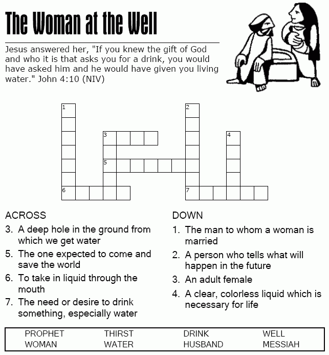Printable Woman S World Crossword Puzzles Printable Word Searches