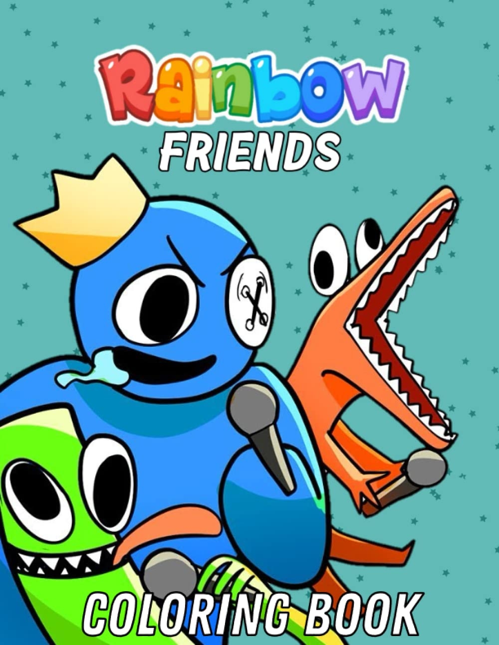 Rainbow Friends Coloring Book Coloring Book With 60 Page Rainbow 