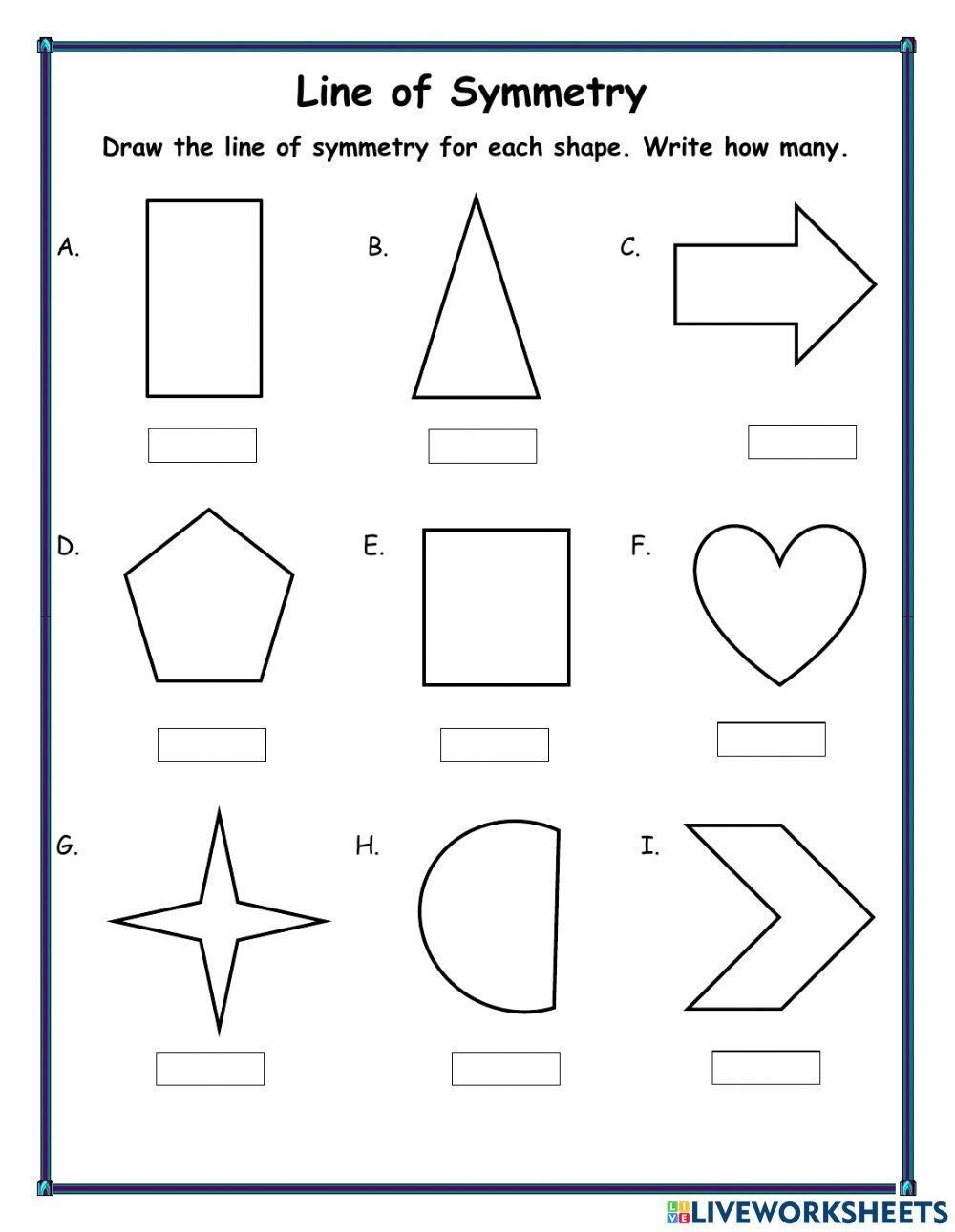 Rotational Symmetry Worksheets K5 Learning Worksheets Library