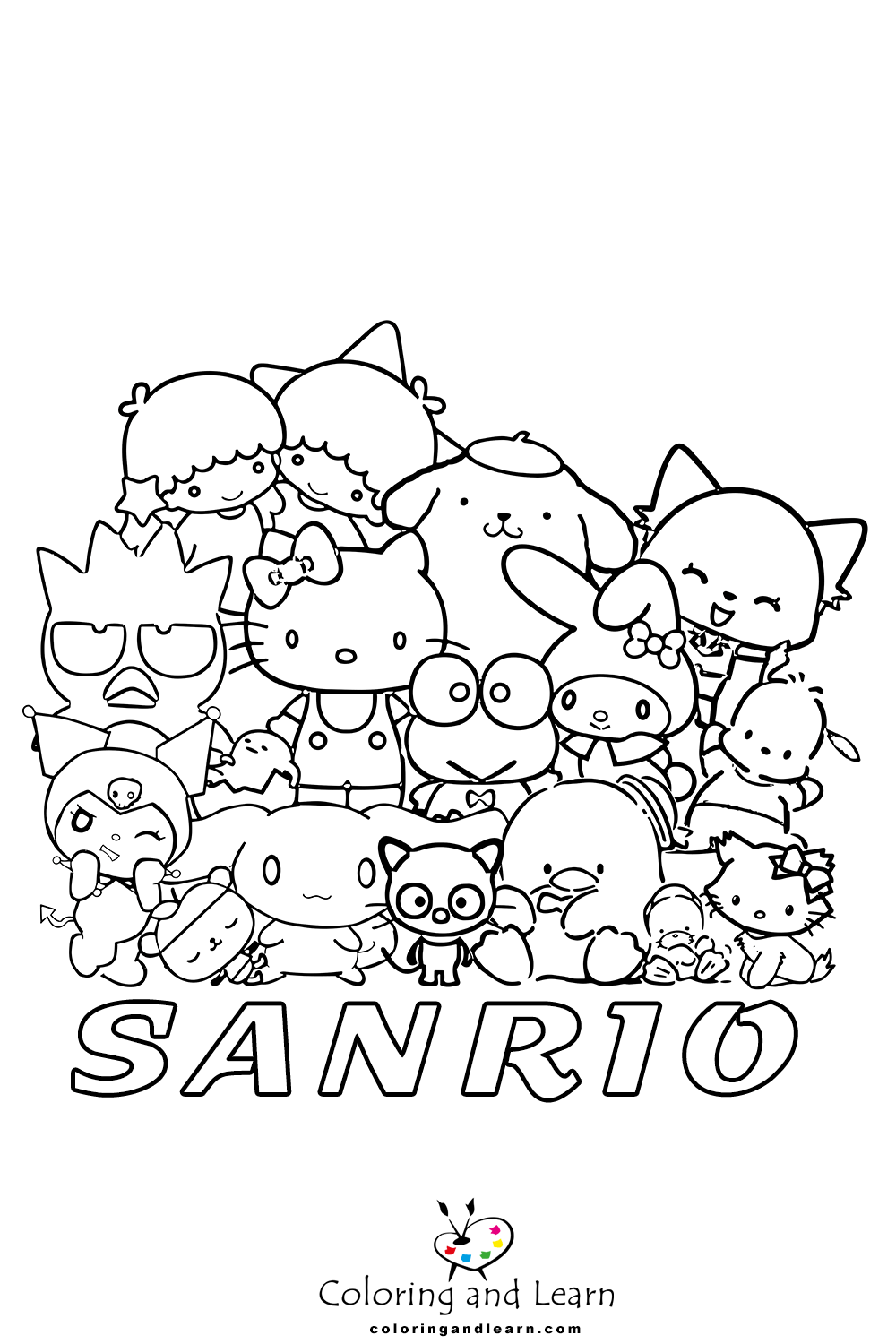Sanrio Coloring Pages FREE 2025 Coloring And Learn
