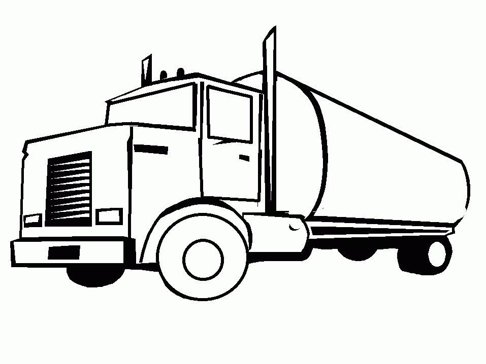 Semi Truck Coloring Pages Coloring Home