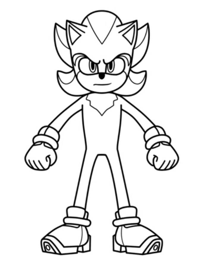 Shadow Sonic Adventure 2 Sonic Coloring Page Kleurboek
