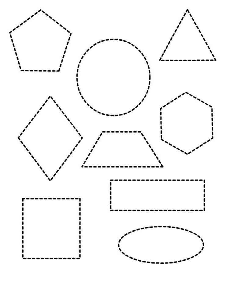 Shapes Coloring Pages