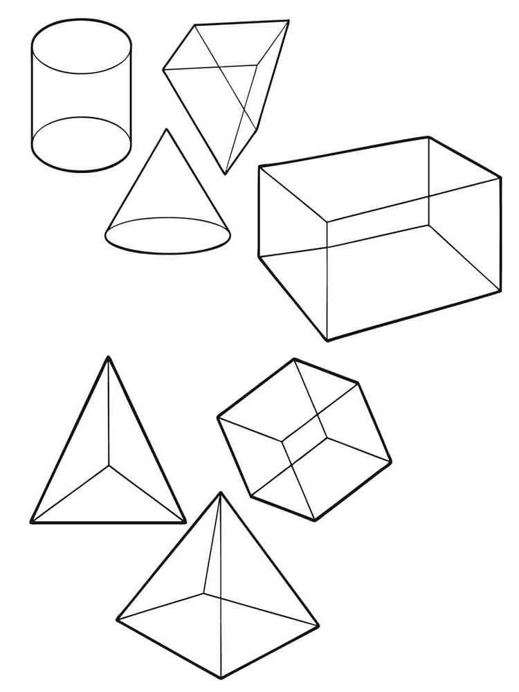 Shapes Coloring Pages