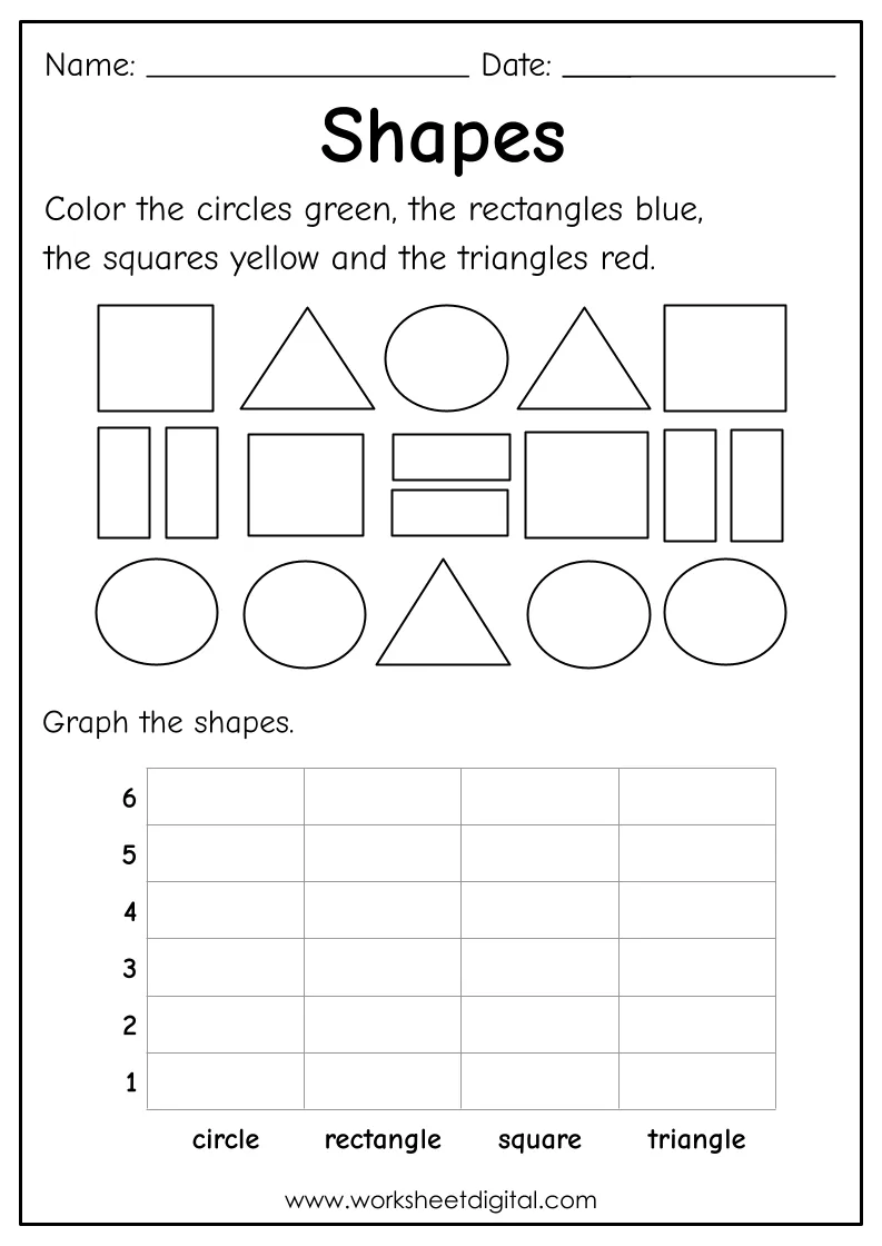Shapes Worksheet Worksheet Digital Worksheets Library