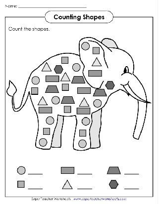 Shapes Worksheets For Kindergarten Worksheets Library