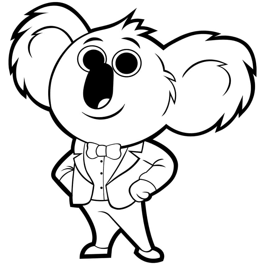 Sing 2 Coloring Pages Sing Coloring Pages Coloring Pages For Kids 