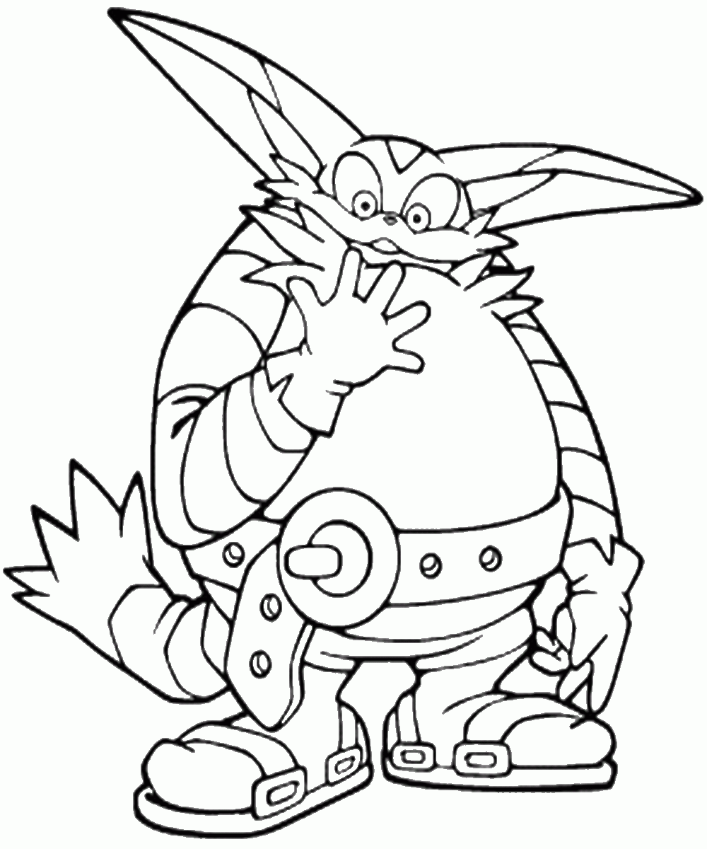 Sonic The Hedgehog Coloring Pages