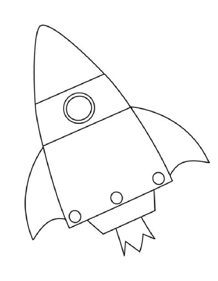 Spaceship Coloring Pages Free Printable PDF 