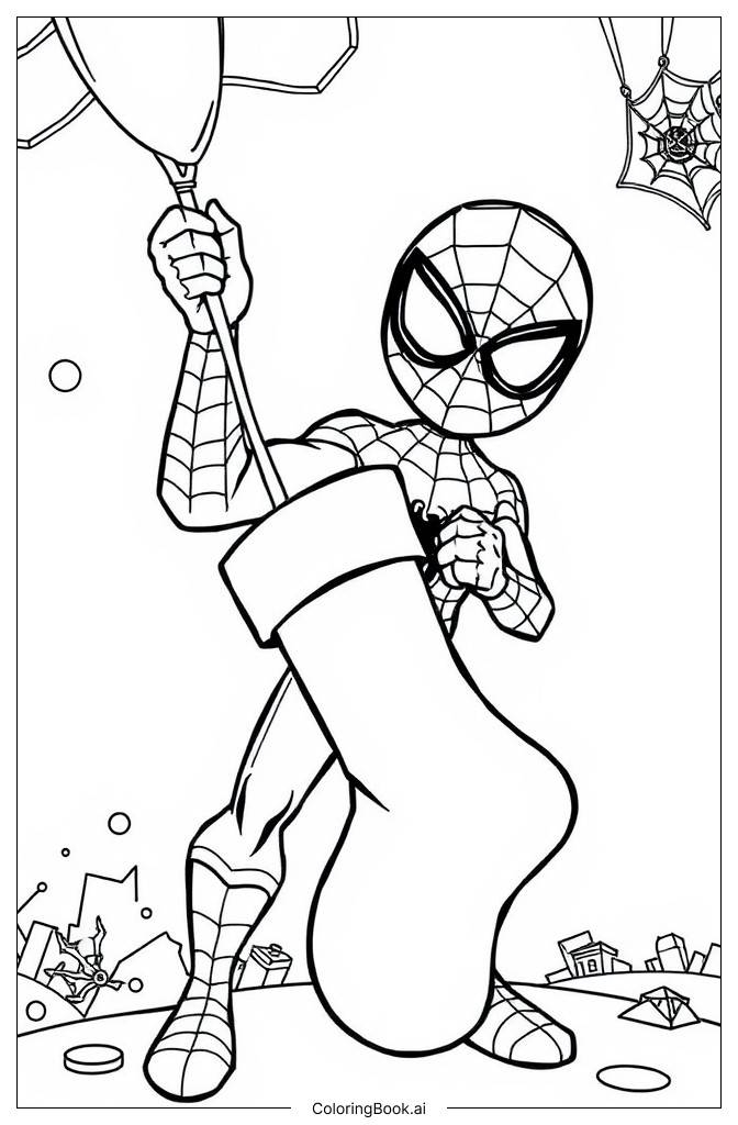 Spiderman Coloring Pictures For Kids Infoupdate