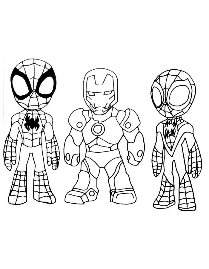 Spidey And His Amazing Friends Coloring Pages Coloring Pages Bird