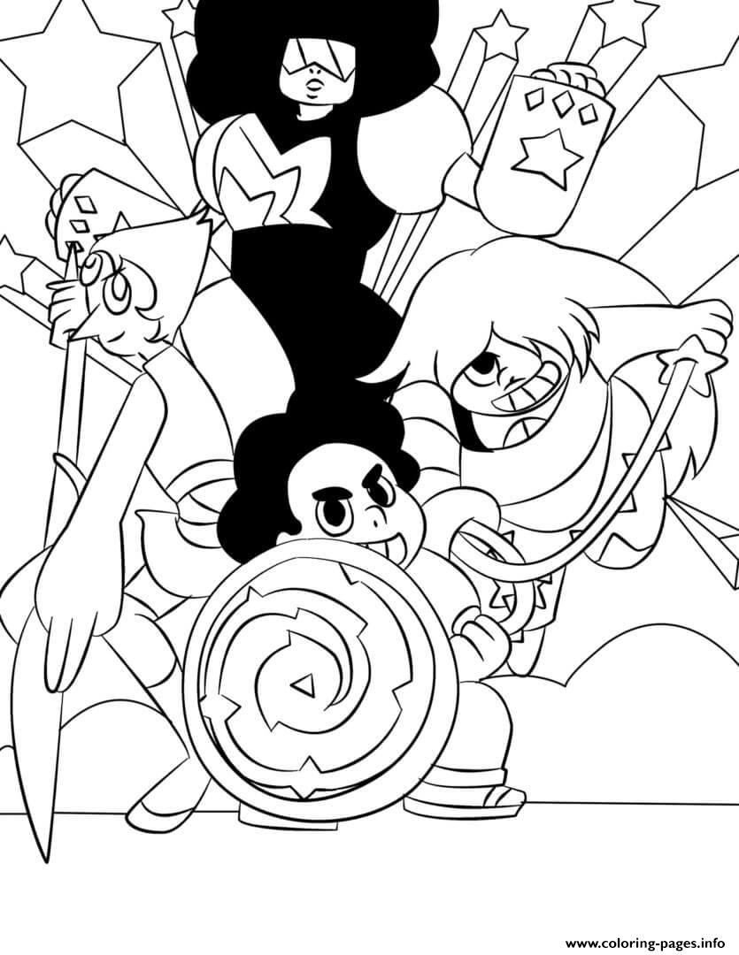 Steven Universe Coloring Page Printable