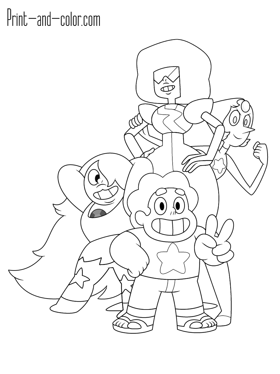 Steven Universe Coloring Pages Print And Color
