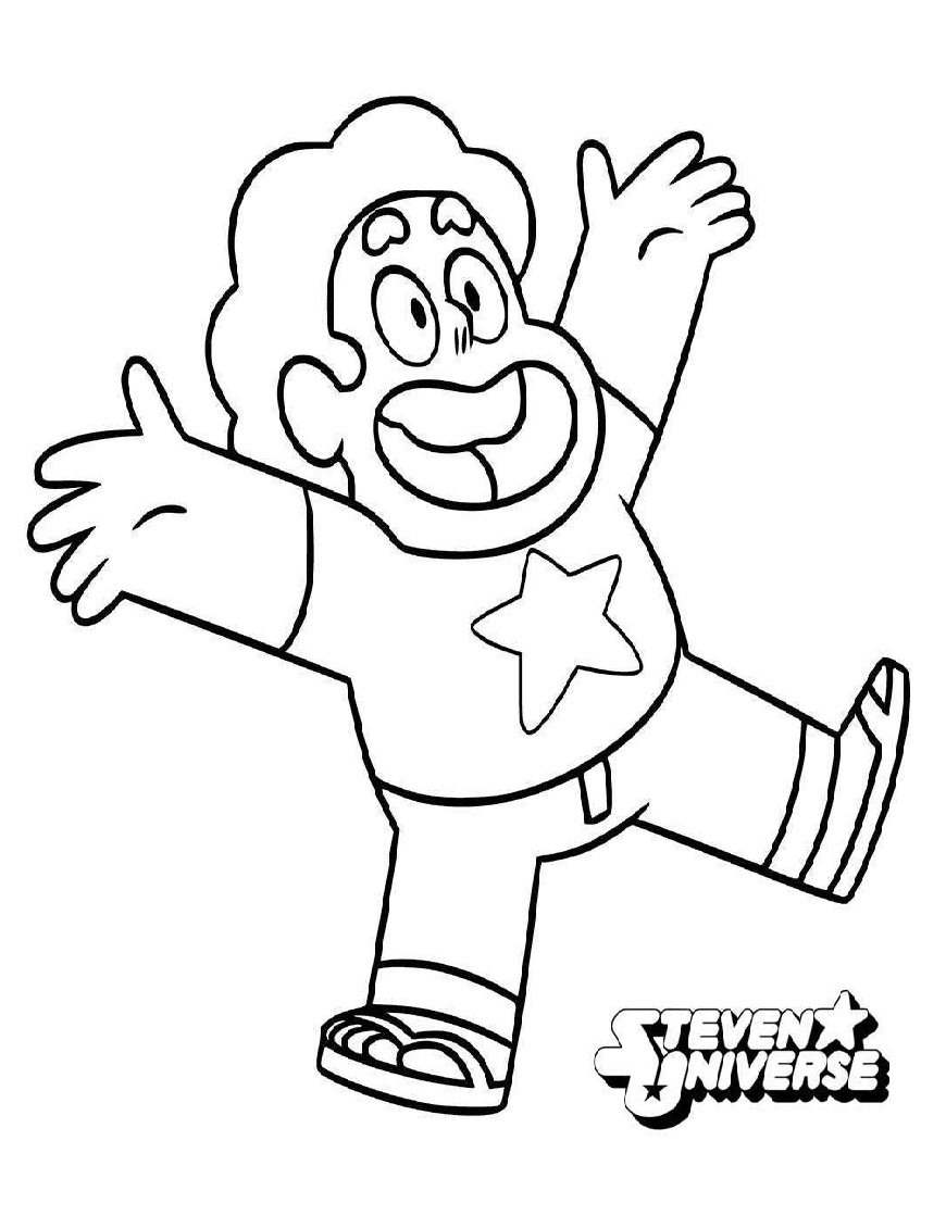 Steven Universe Pearl Coloring Page Free Printable Coloring Pages For
