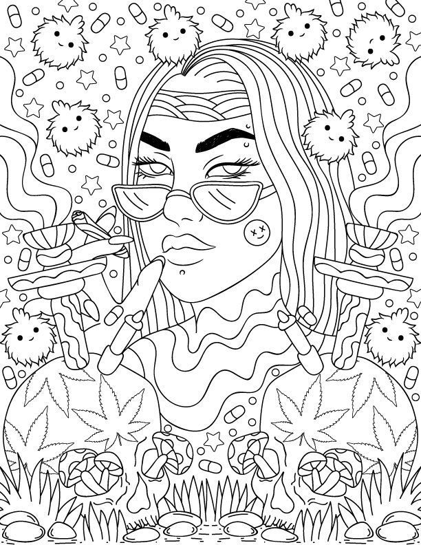 Stoner Coloring Book Disney Pdf Stoner Stoners Colouring Ausmalbilder 