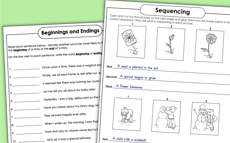 Story Sequencing Worksheets 15 Worksheets Worksheets Library
