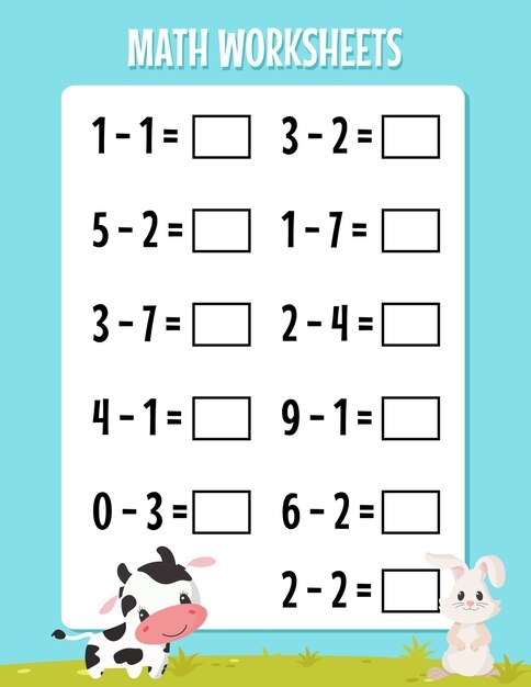 Subtraction Worksheets Lesson Tutor Worksheets Library