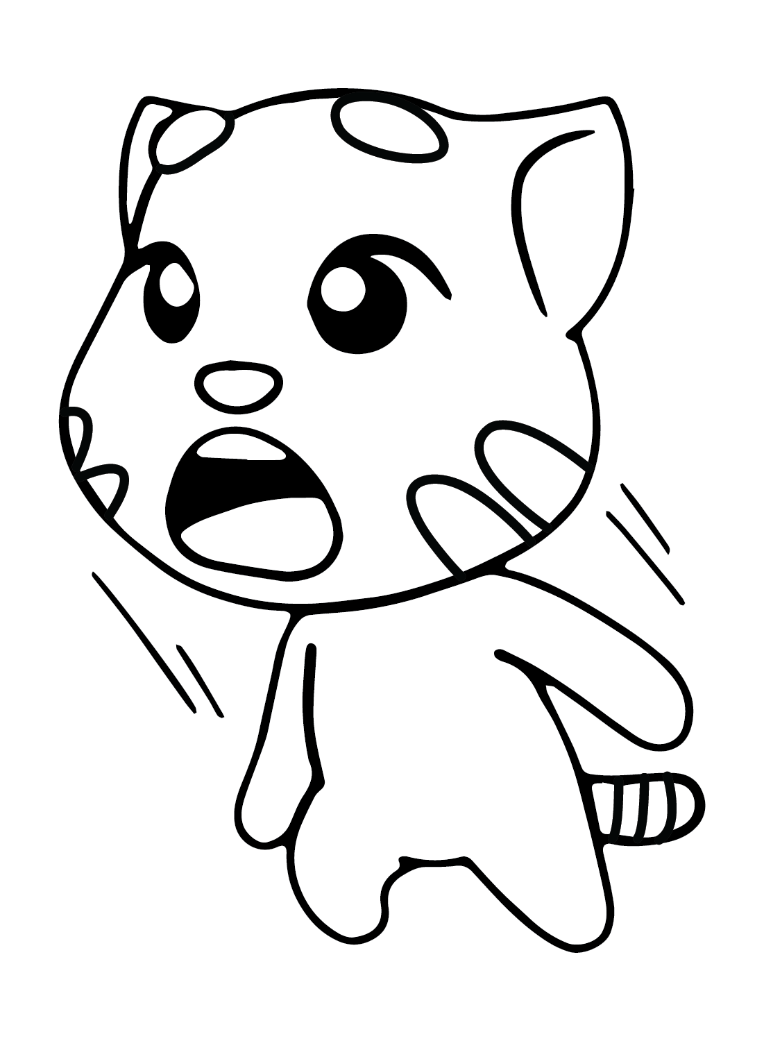 Talking Tom Sad Coloring Page Free Printable Coloring Pages