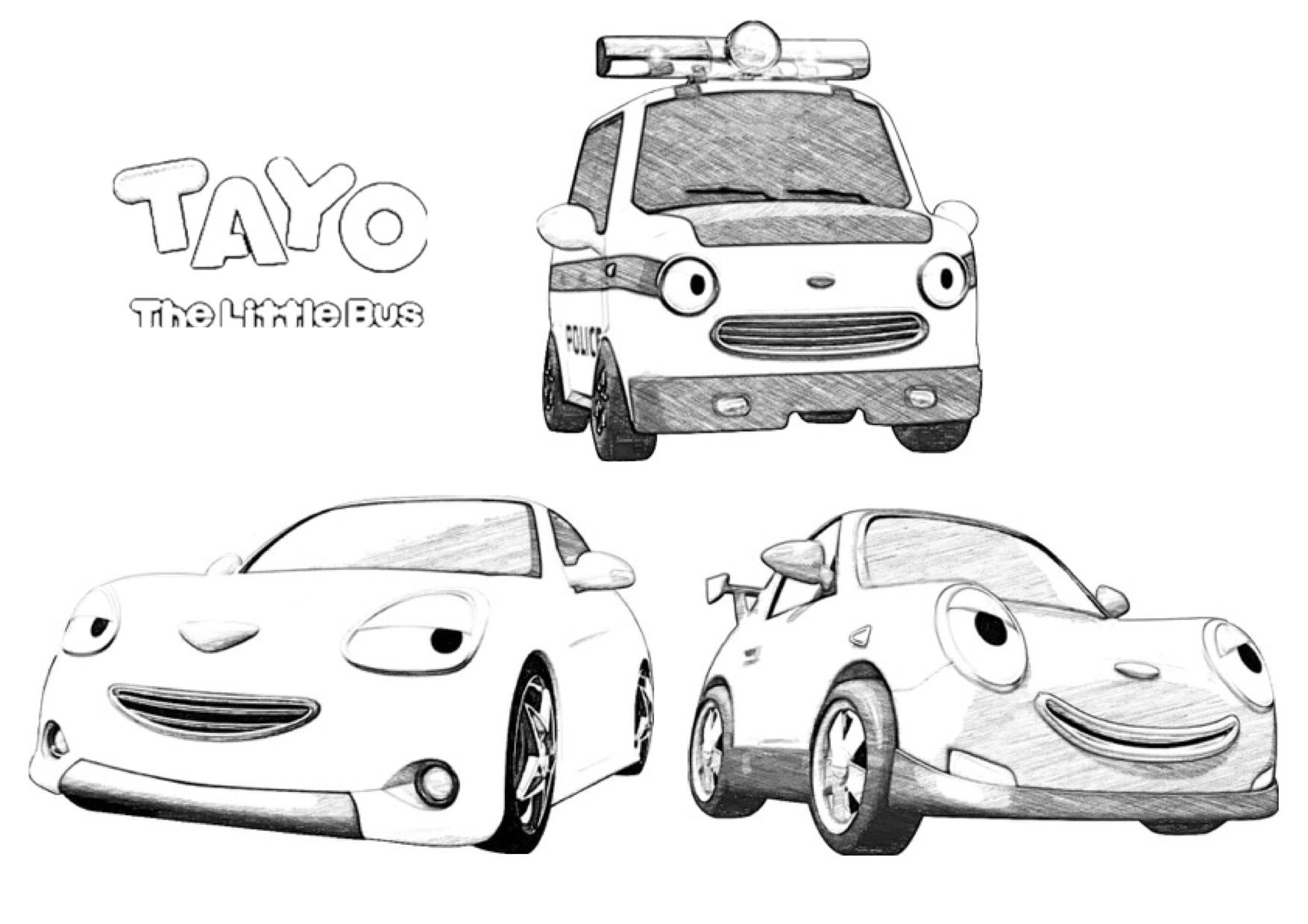 Tayo Bus Coloring Page Coloring Pages The Best Porn Website