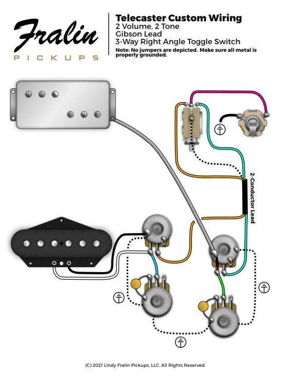 Telecaster Custom Wiring Diagram Fralin Pickups