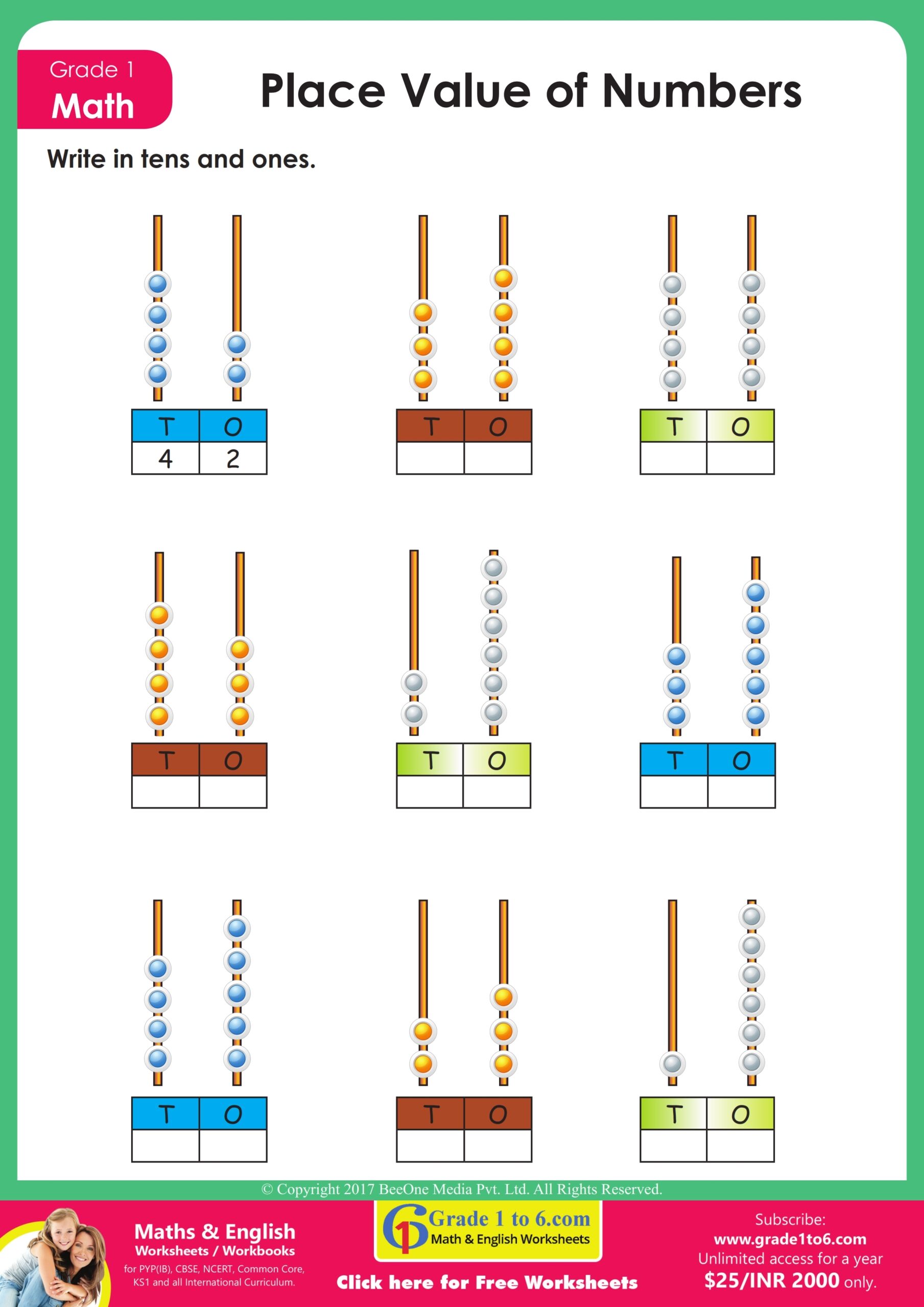 Tens And Ones With Base Ten Blocks Place Value Worksheet Worksheets 