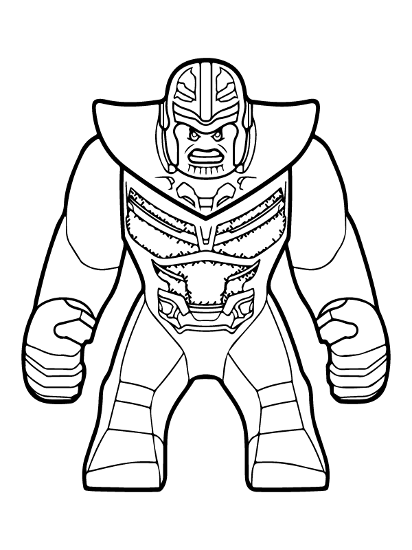 Thanos Lego Avengers Coloring Page Free Printable Coloring Pages For Kids