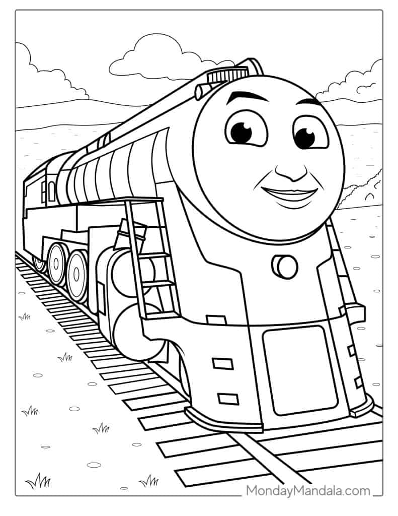 Thomas The Tank Engine Colouring Sheets Printable Free Infoupdate