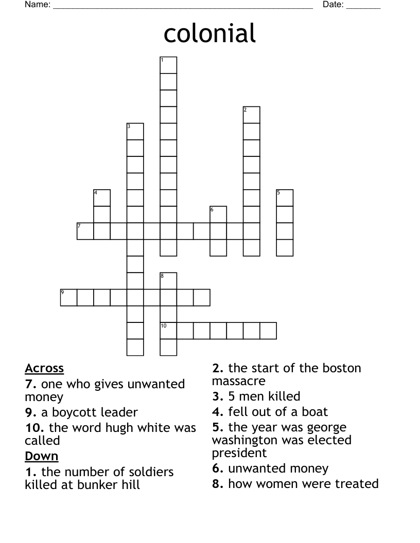 Times Colonist Crossword Puzzles