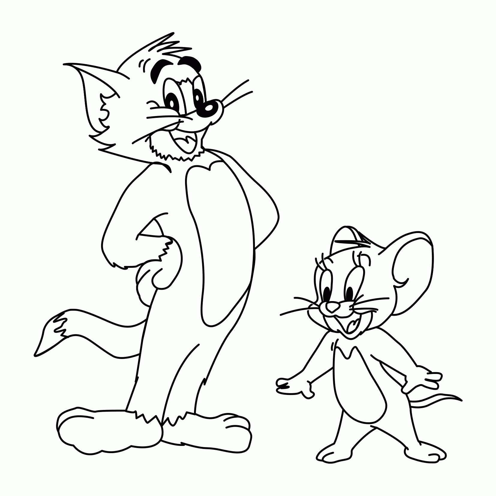 Tom Jerry Coloring Pages Learny Kids