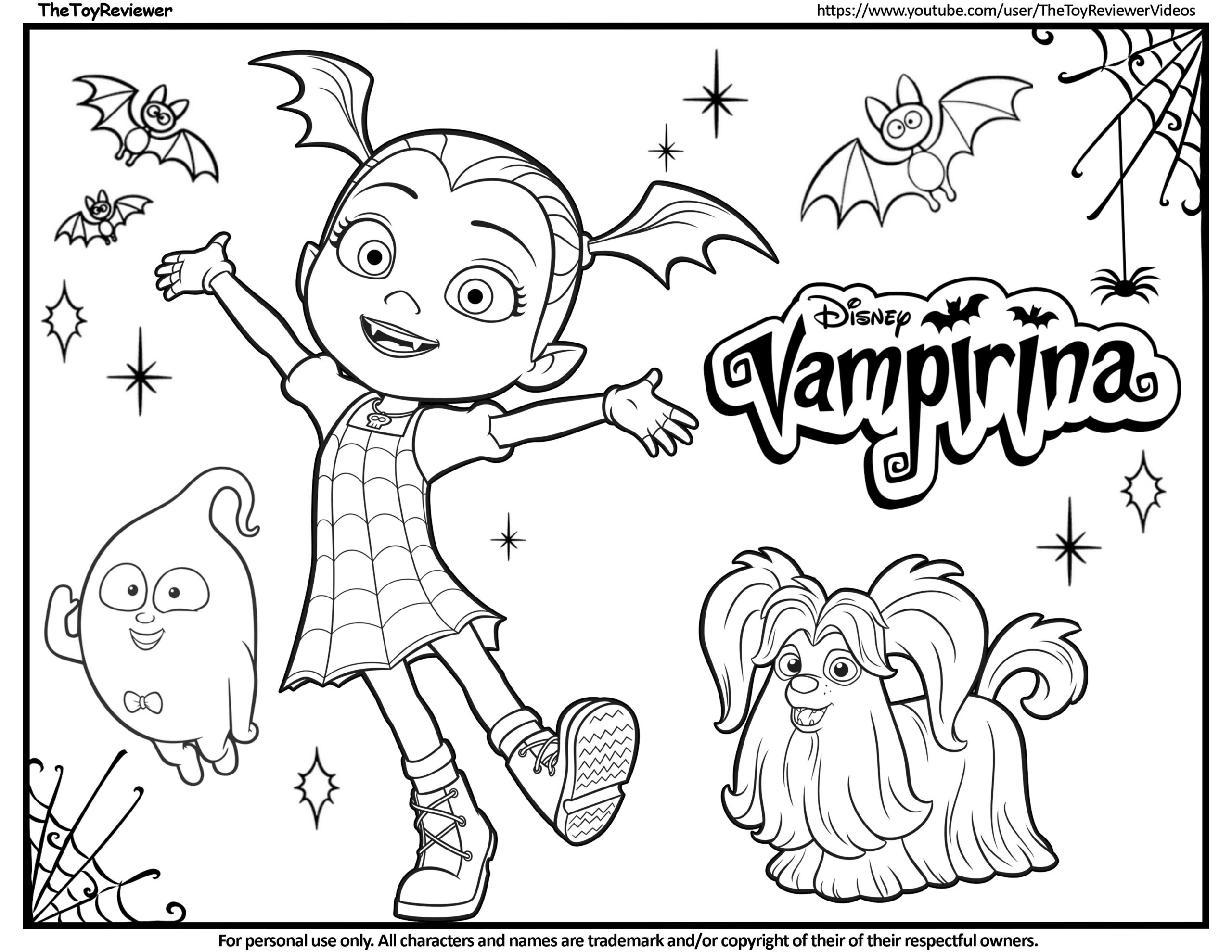 Vampirina Coloring Pages Coloring Home