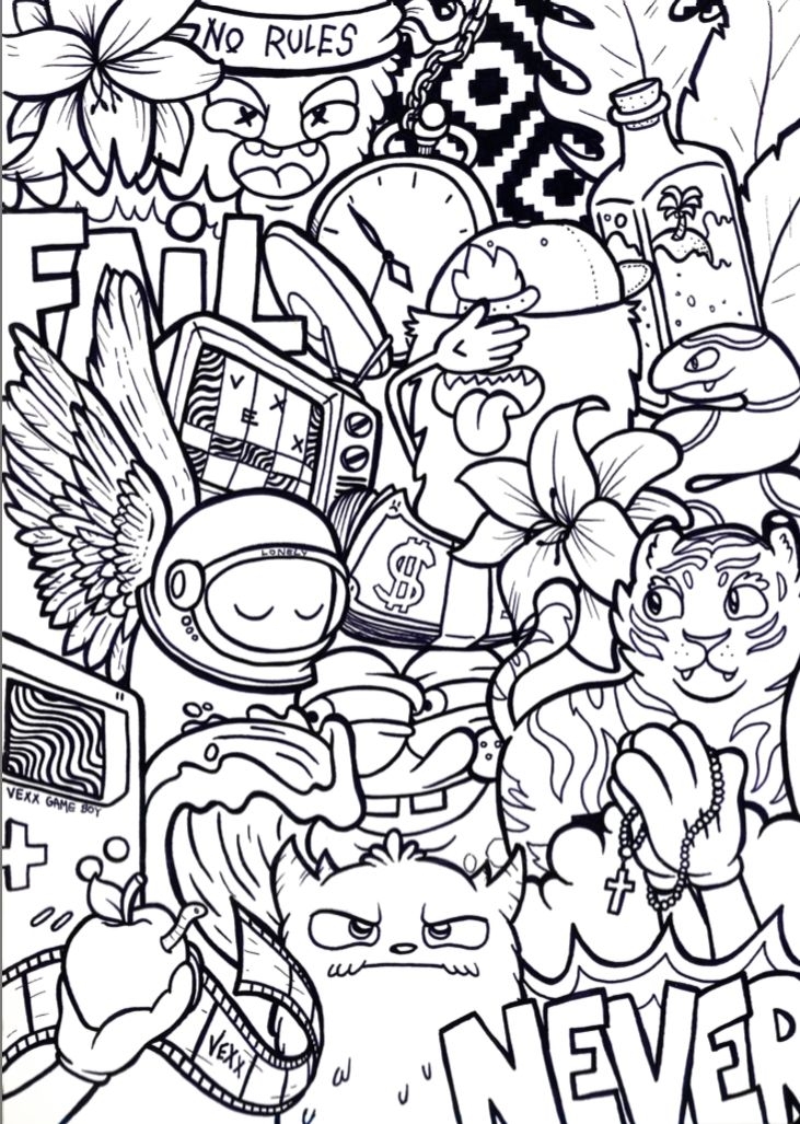Vexx Art A Collection Of Inspiring Doodle Drawings