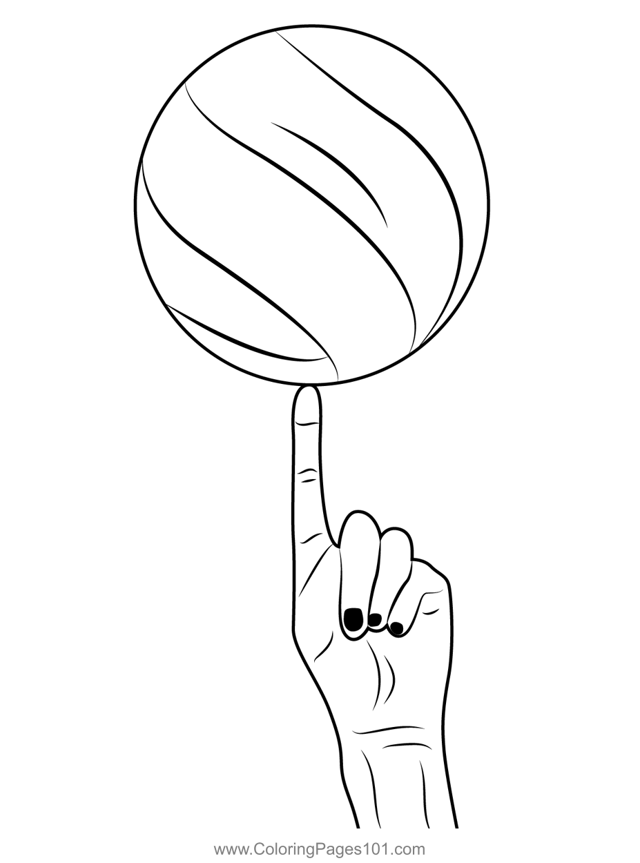 Volleyball Coloring Page For Kids Free Volleyball Printable Coloring 
