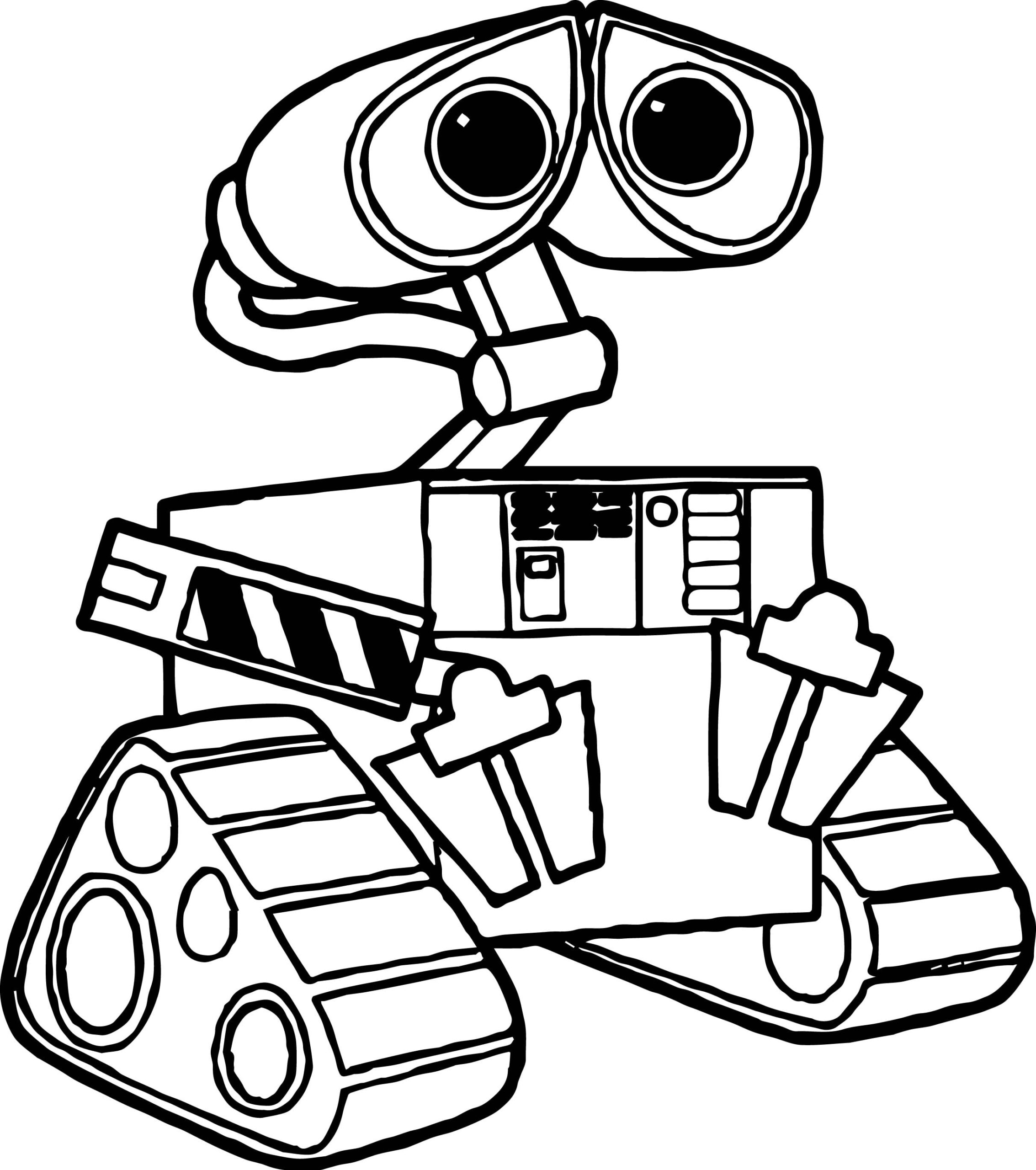 Wall E Coloring Page Team Coloring