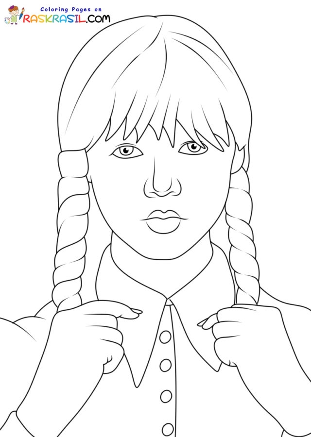 Wednesday Coloring Pages Coloring Home