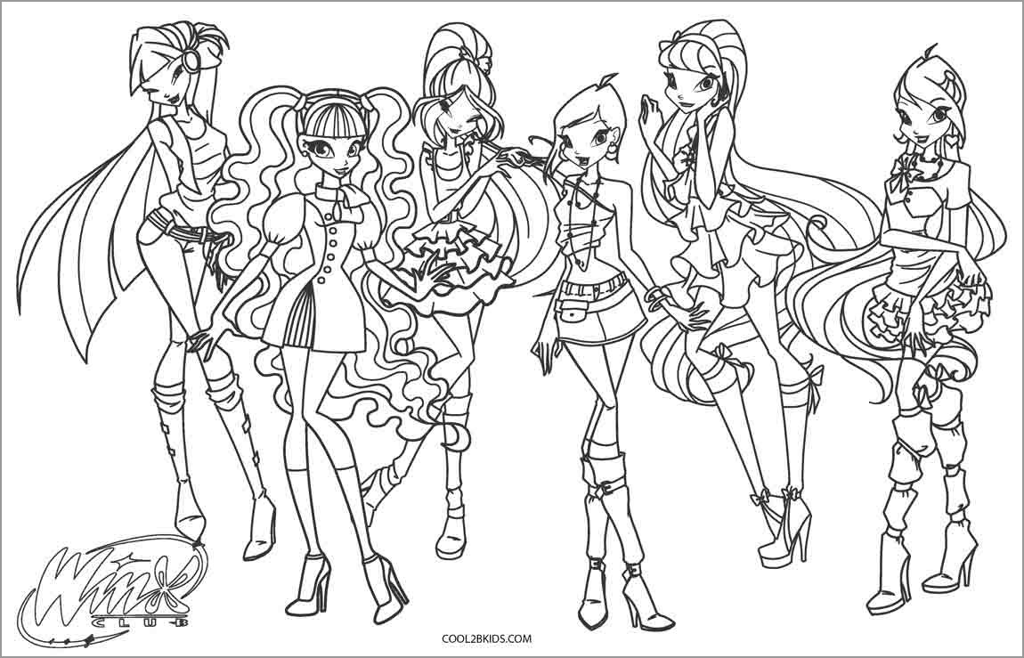 Winx Coloring Pages ColoringBay