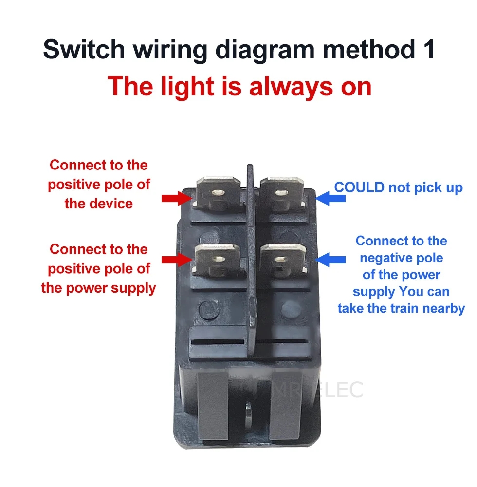 Wiring Diagram For 6 Terminal Rocker Switch
