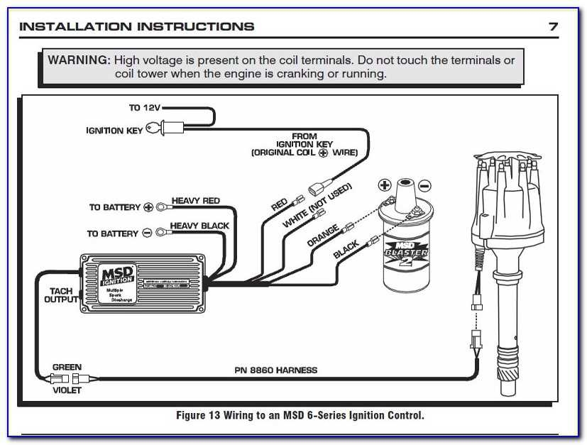 Wiring Diagram For Msd 6a Ignition System