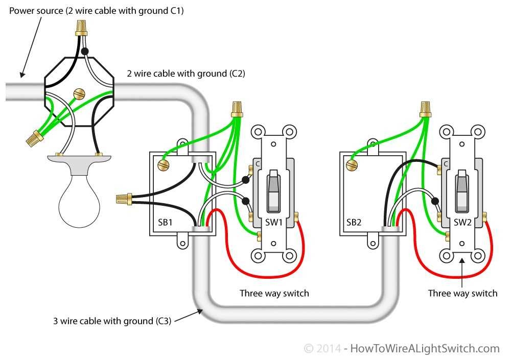 Wiring Diagram Of 3 Way Switch