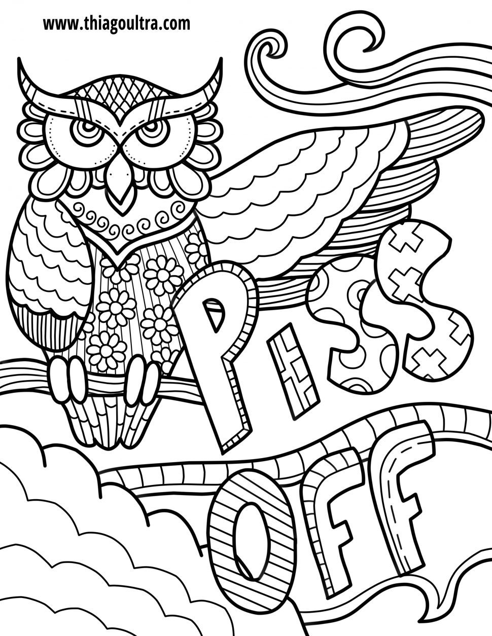 Word Coloring Pages Free Download On ClipArtMag